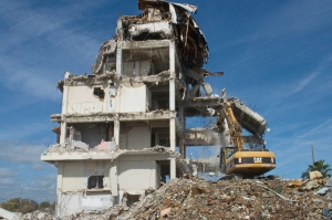 Demolition of Mandere